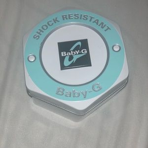 White Baby G Shock Watch